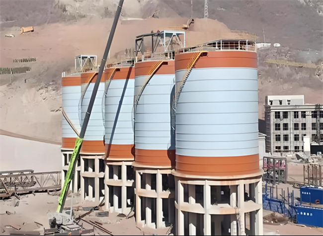 陵城高架钢板仓