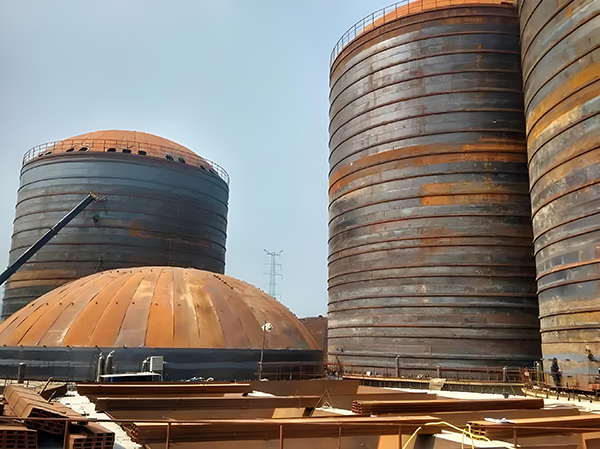 陵城焦粉钢板仓